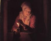 格里特道 - Old Woman with a Candle